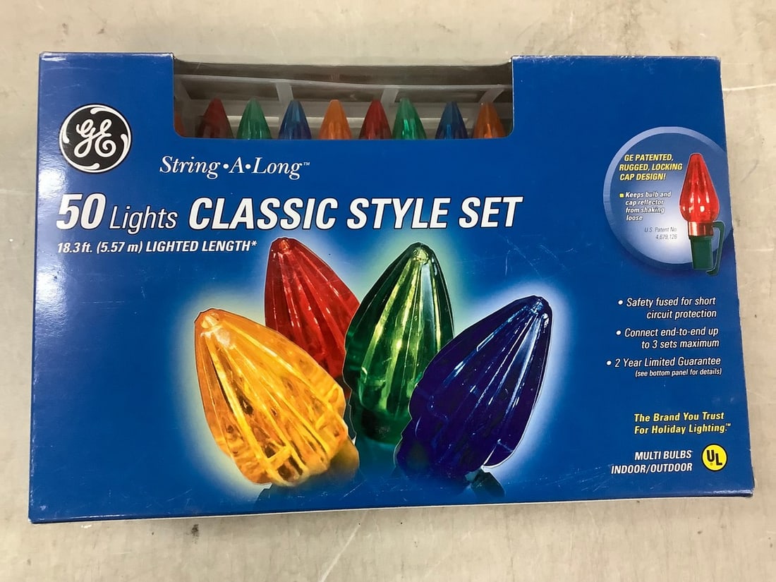 50 lights string-a-long classic style set (18.3 feet): 50 lights string-a-long classic style set (18.3 feet)