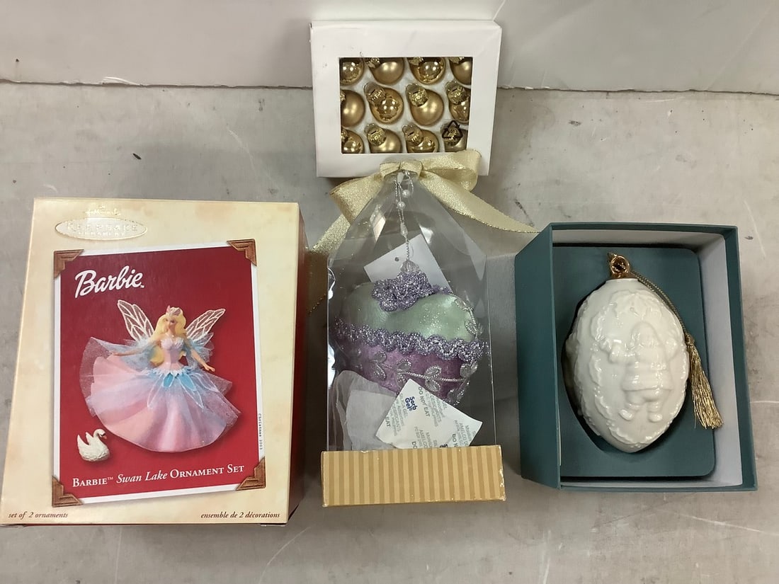 Lot of Christmas Ornaments (Lenox, Hallmark, and more): Lot of Christmas Ornaments (Lenox, Hallmark, and more)