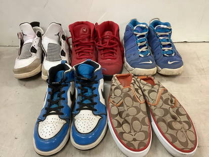 Lot of Jordans Sneakers, Coach Slip-Ons (2y, 3y, and more): Lot of Jordans Sneakers, Coach Slip-Ons (2y, 3y, and more)