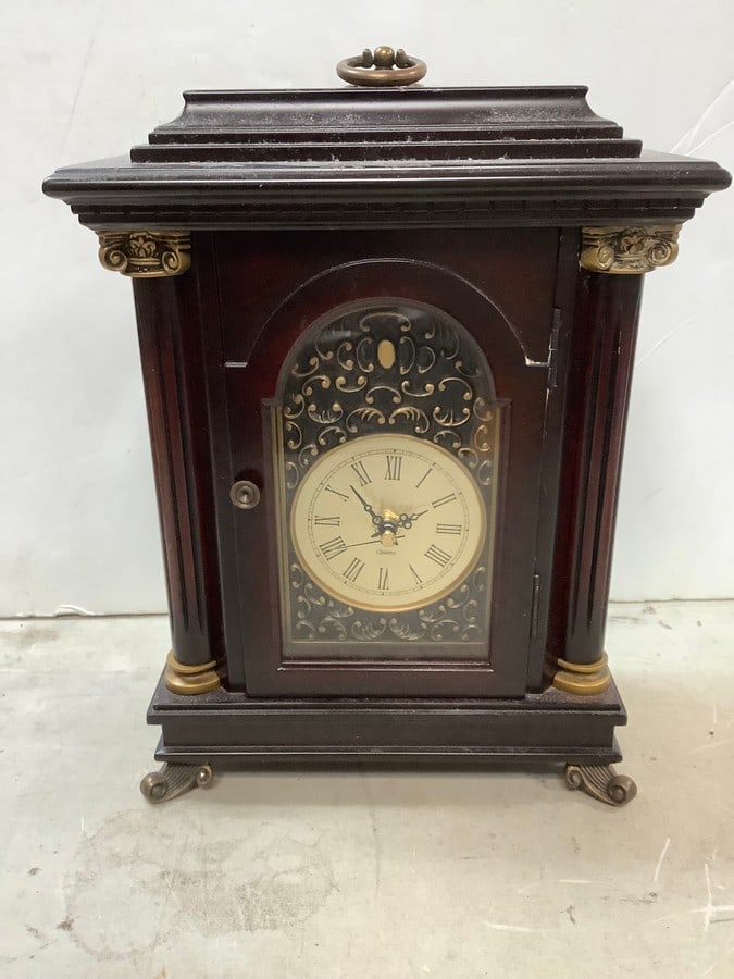 Mini Wooden Cabinet Clock(13 in tall) (1 of 1)