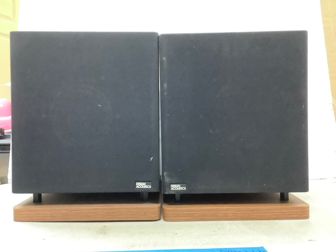 Set of Two Design Acoustic Speaakers (14 in tall) (1 of 1)