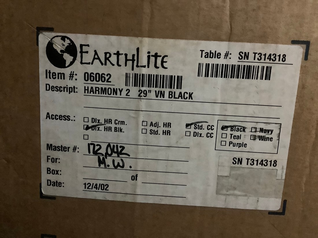 Black Massage Table Item #: 06062 (1 of 1)