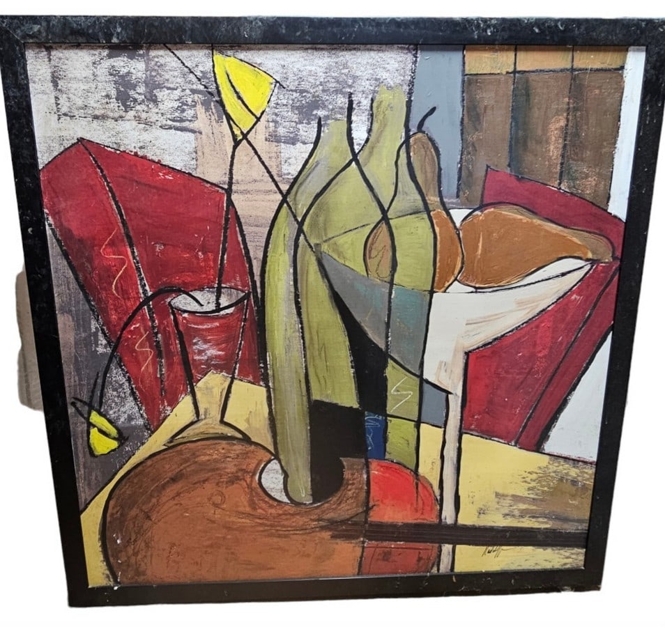 Signed Abstract Still Life, Multiple Edition Print 123/575 (1 of 3)