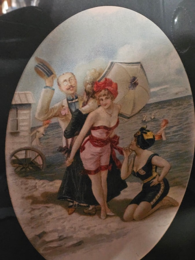 Vintage Bathing Beauties Framed Artwork (1 of 2)