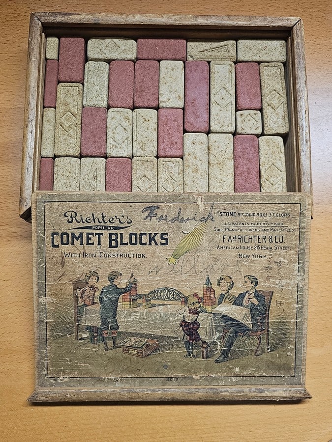 Antique Richter's Comet Blocks Boxed Set (1 of 2)