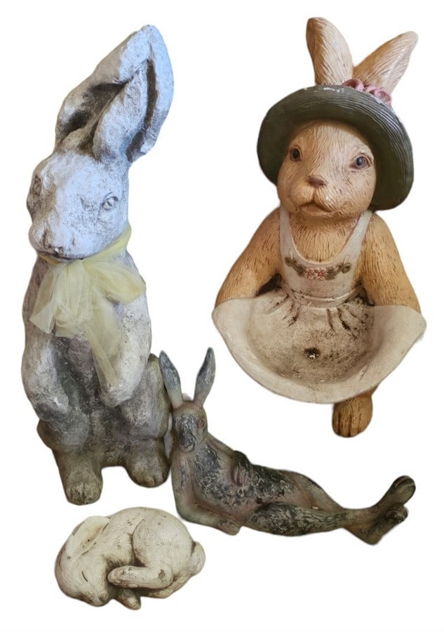 Outdoor Rabbit Bunny Decor incl Concrete (1 of 1)