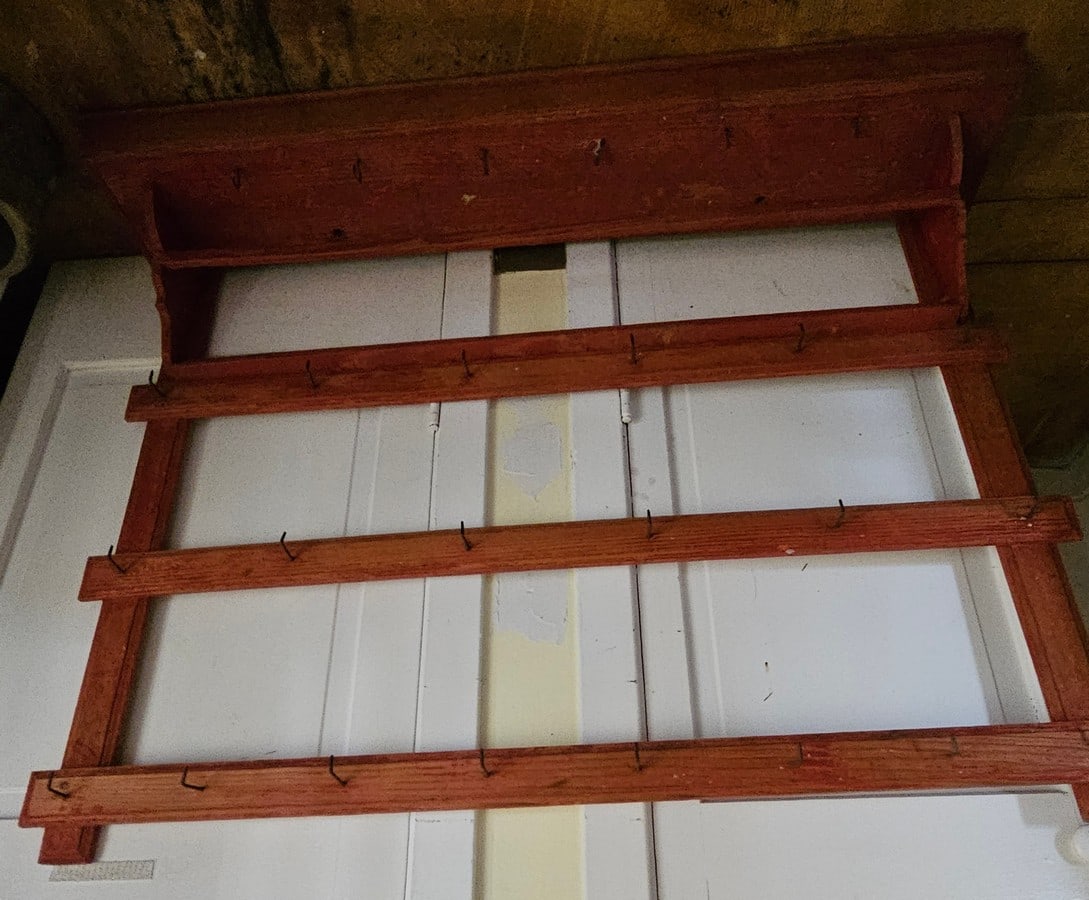 Handmade Woode Rustic Wall Organizer (1 of 2)