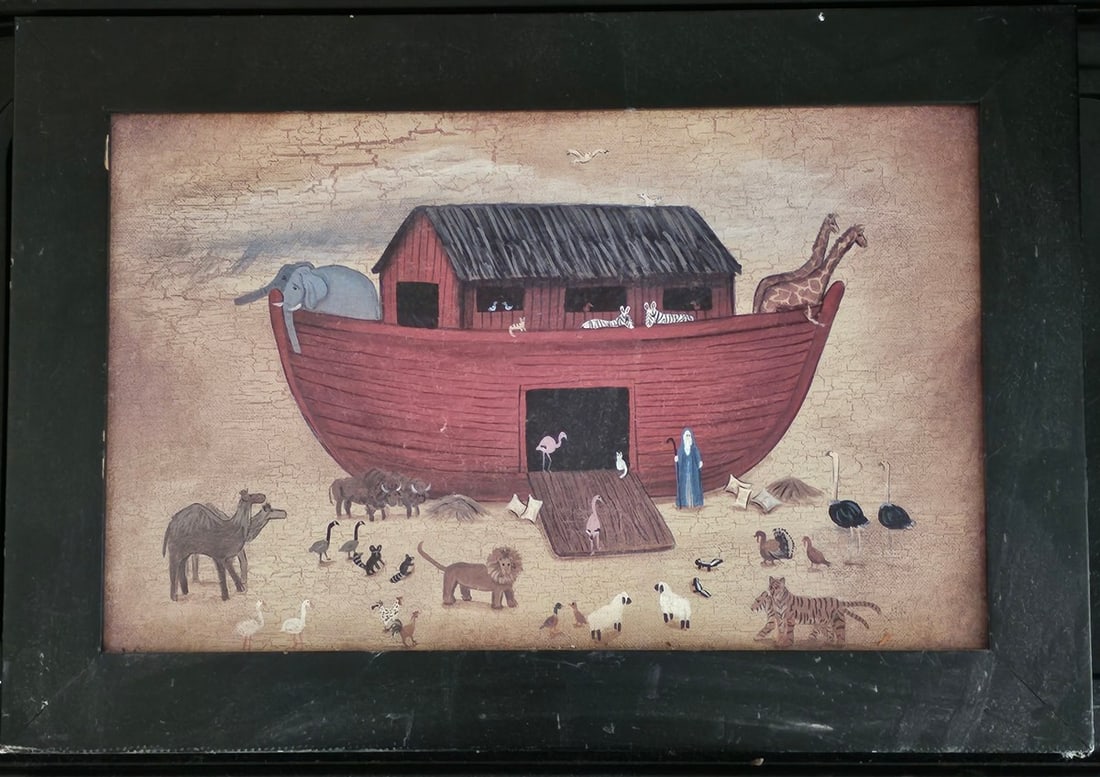 Noah's Ark Framed Canvas Art (1 of 1)