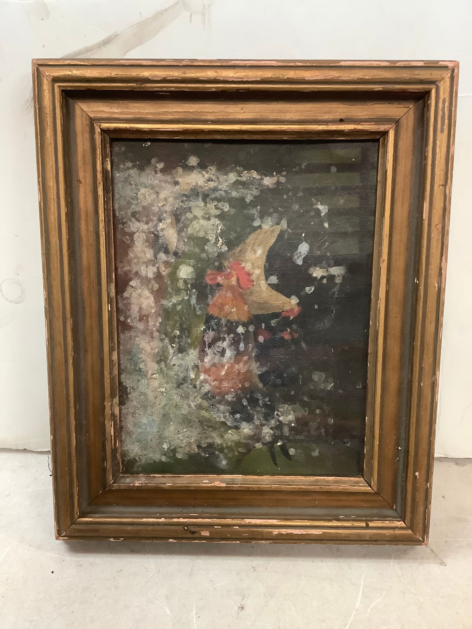 Chickens painting 8.5in.x10.5in. (1 of 1)