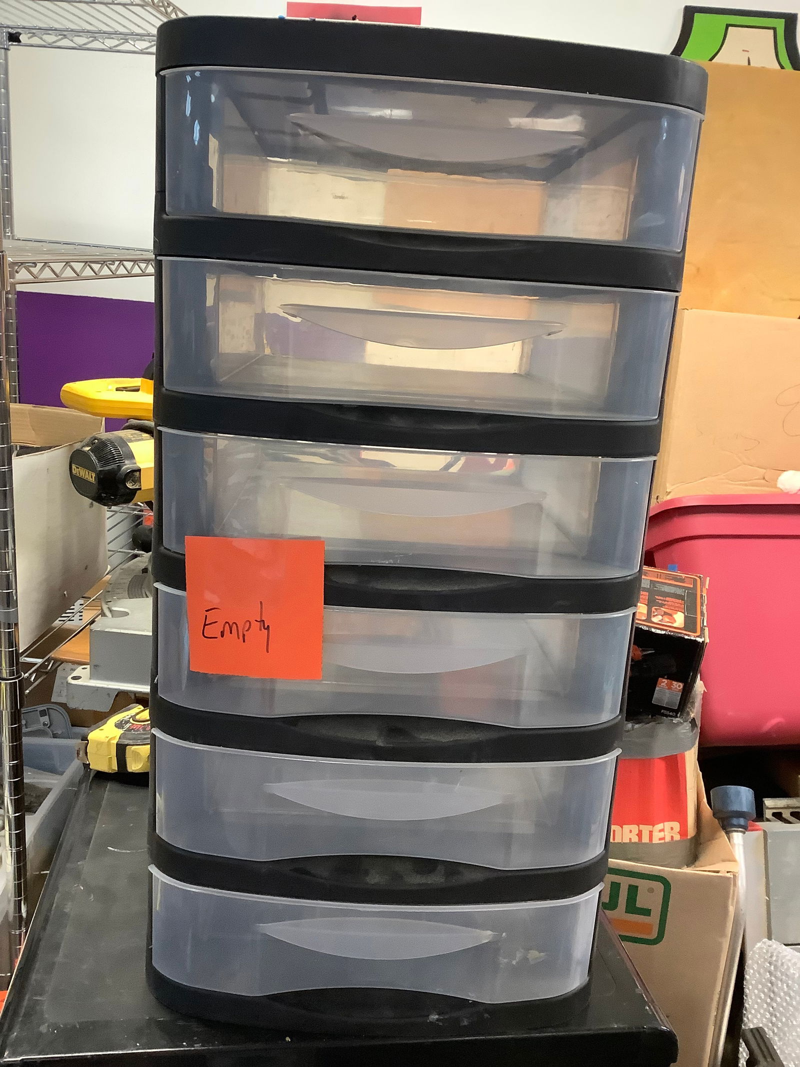 6 drawer plastic storage container (1 of 1)