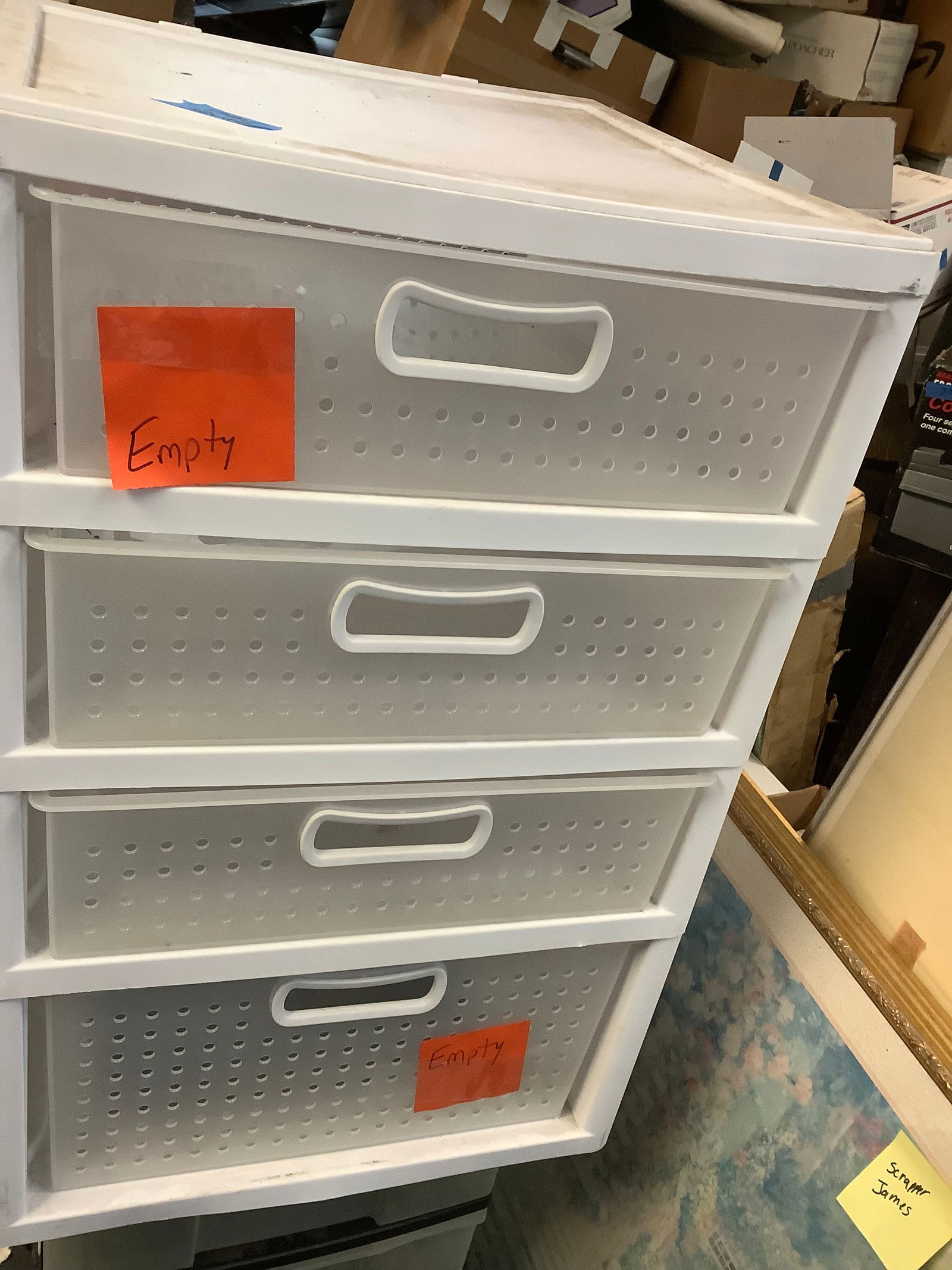 4 drawer plastic storage container (1 of 1)