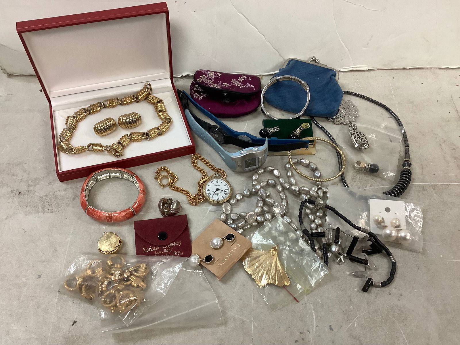 Lot of various accesories(necklaces, earrings, coin purse, watches, and more (1 of 1)