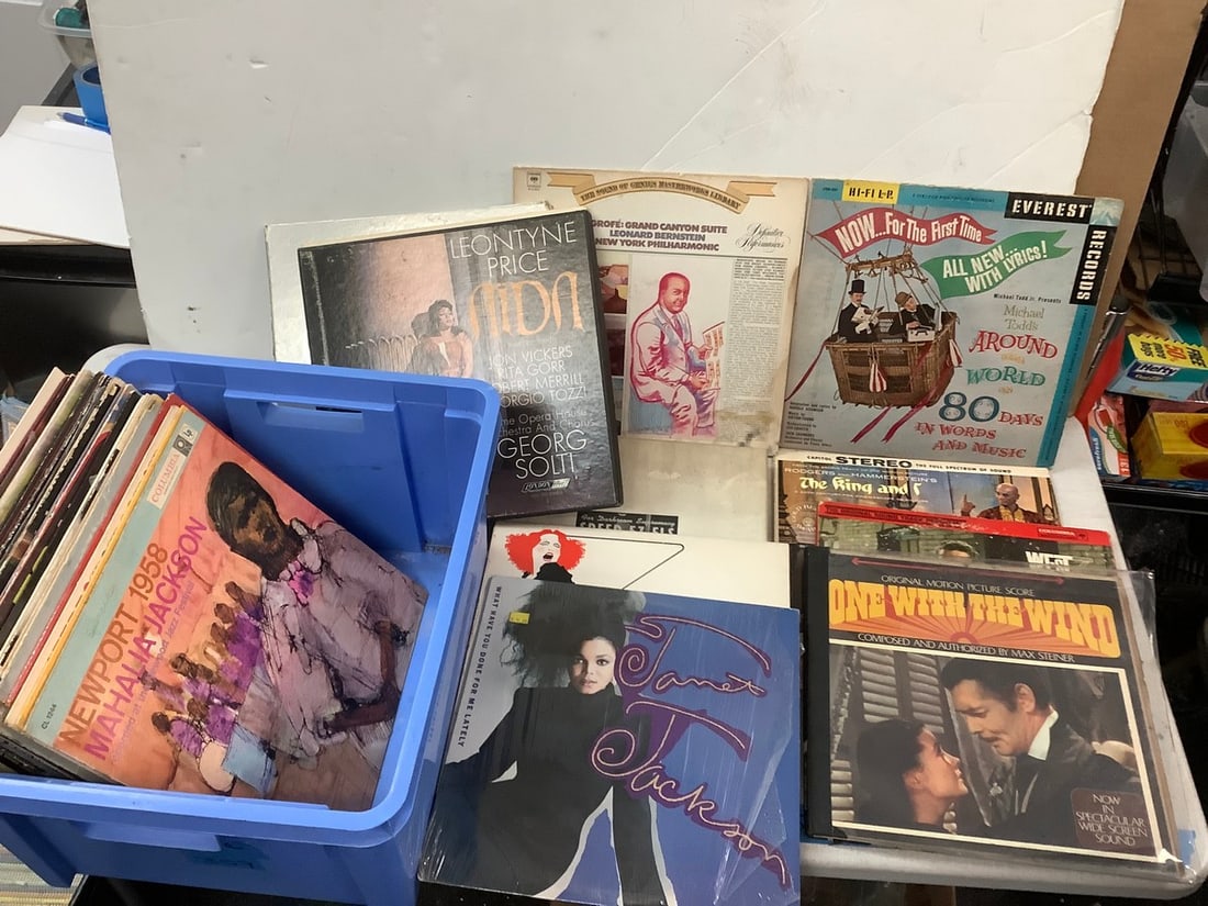 Lot of records and record books Janet Jackson, Bette midler and more (1 of 1)