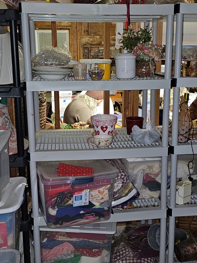 Heavy duty plastic shelving, (5) shelves, 72x24x36", (contents not included) (1 of 1)