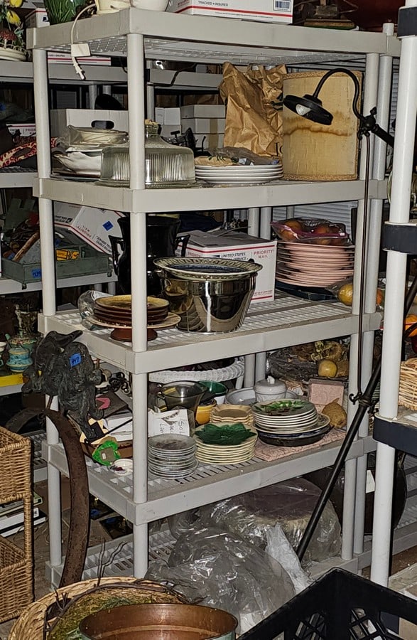 Heavy duty plastic shelving, (5) shelves, 72x24x36", (contents not included) (1 of 1)