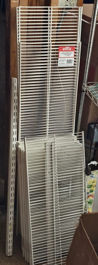 Ikea Elfa shelving grouping: Ikea Elfa shelving grouping