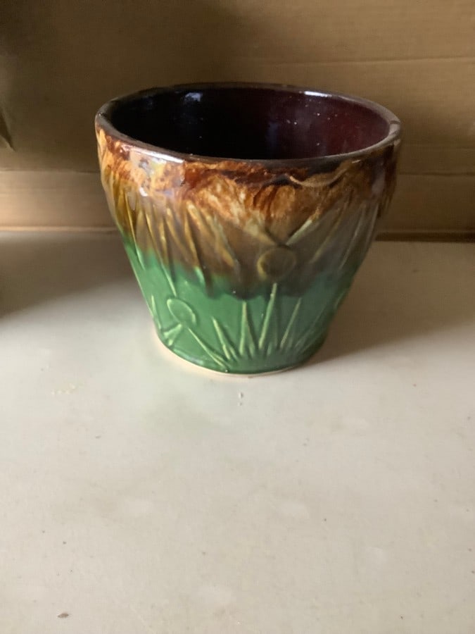 Ceramic vintage flower pot 7 Inches (1 of 1)