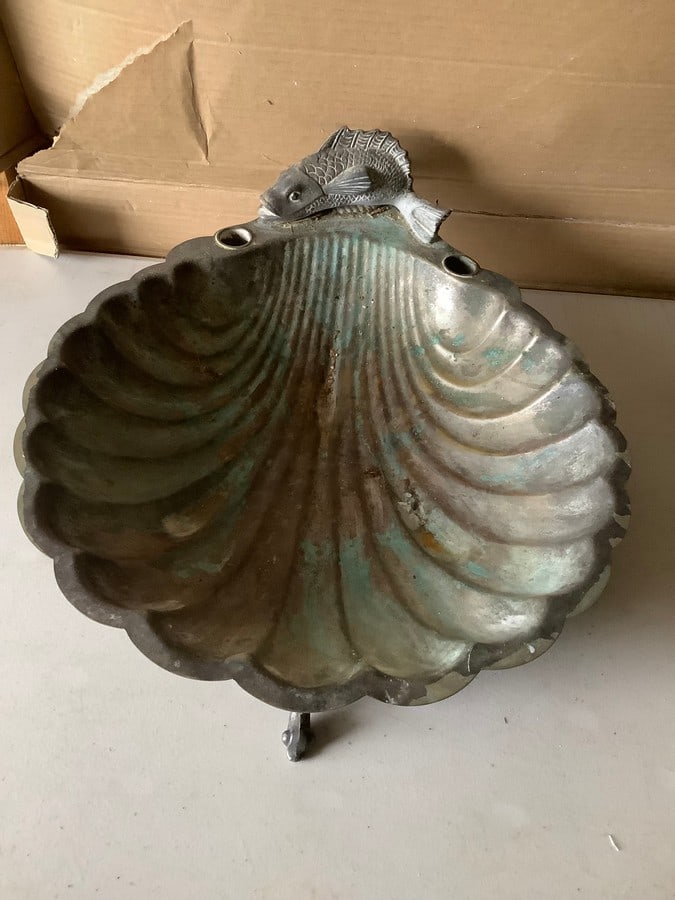 Center piece fish candle holder - 17 inches long: Center piece fish candle holder - 17 inches long