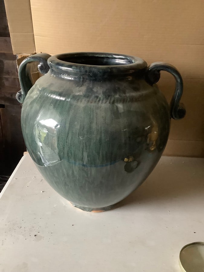 early ceramic pottery vase - 15 inches tall (1 of 1)