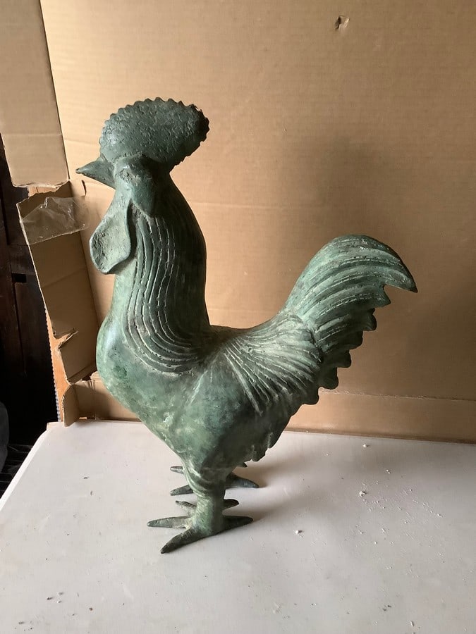 Copper Rooster - 18 inches tall: Copper Rooster - 18 inches tall
