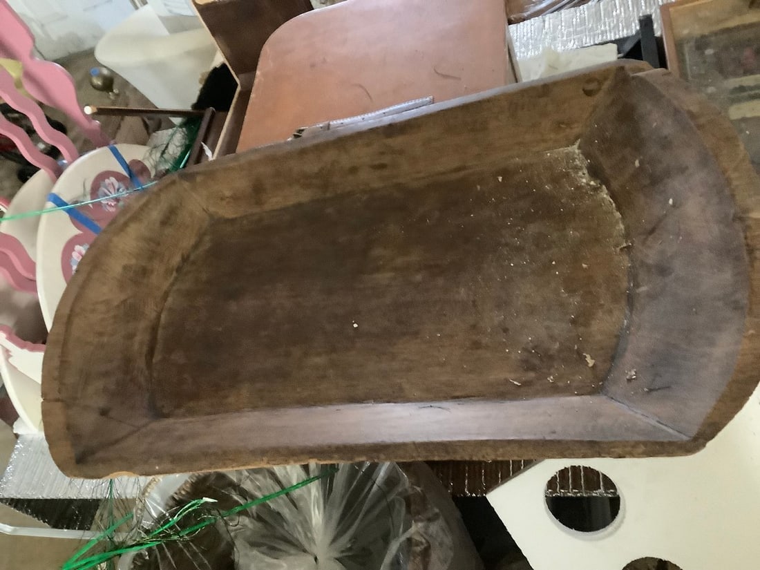 Early wooden tray - 40 inches long (1 of 1)