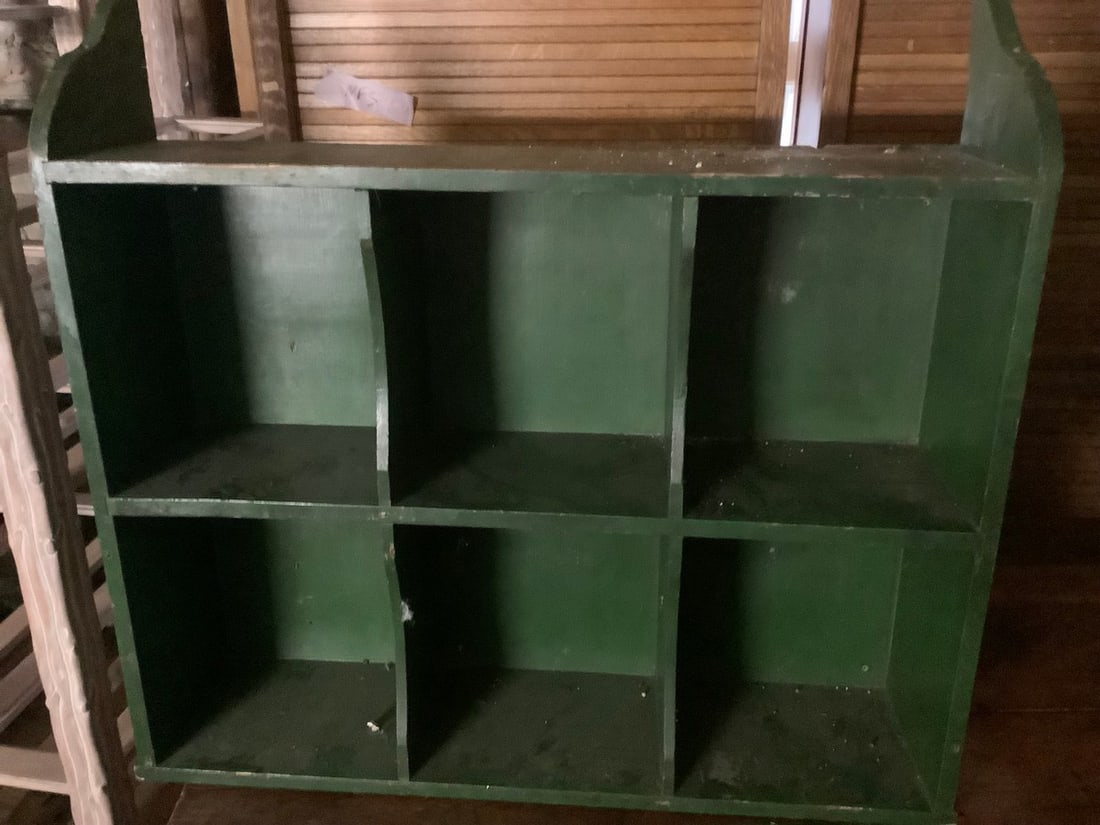 Early hanging wall shelf - 36 inches across x 33 inches high (1 of 1)