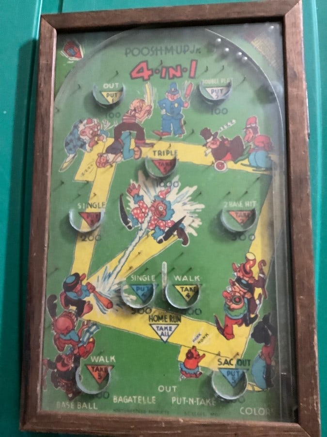 push me up junior 4 in 1 pinball game north western products complete 17x11: push me up junior 4 in 1 pinball game north western products complete 17x11