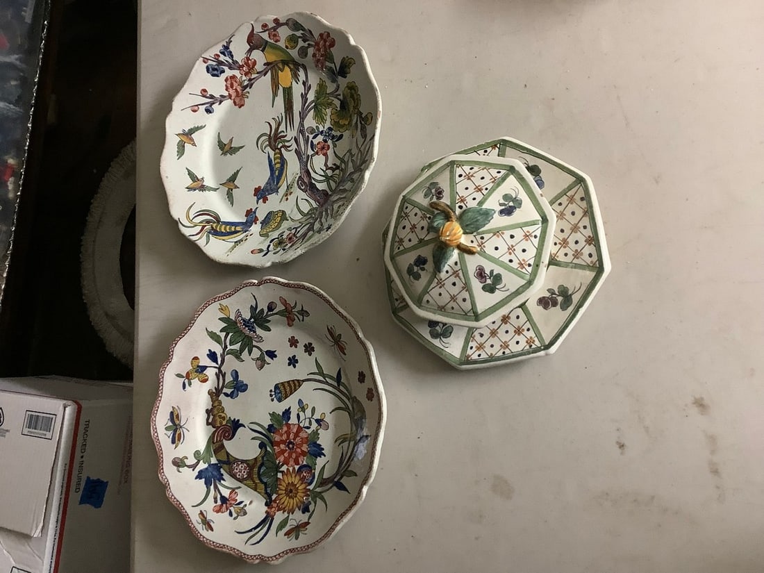 early rooster plates and more plates measure 10": early rooster plates and more plates measure 10"