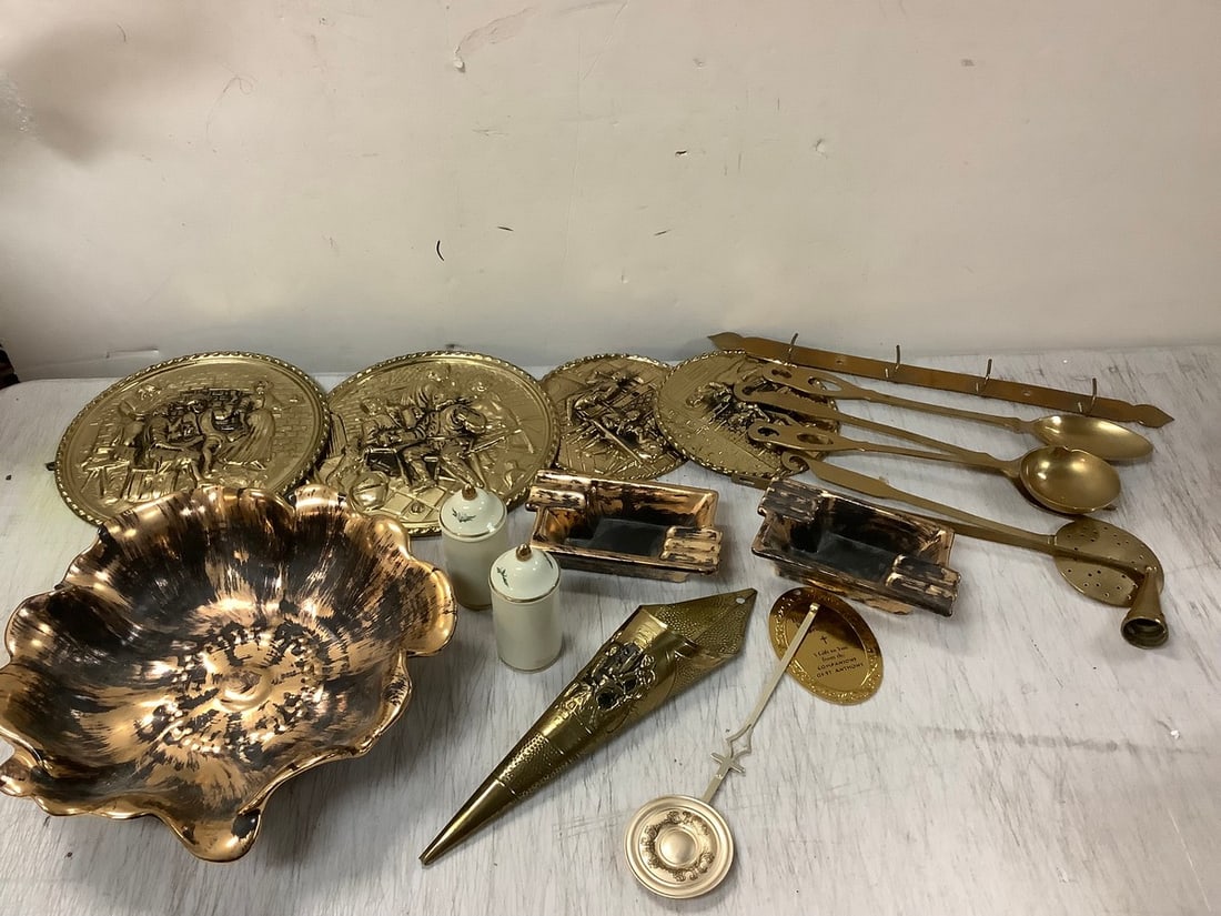 Lot of various utensils, decorative plates, bowl, and more (1 of 1)