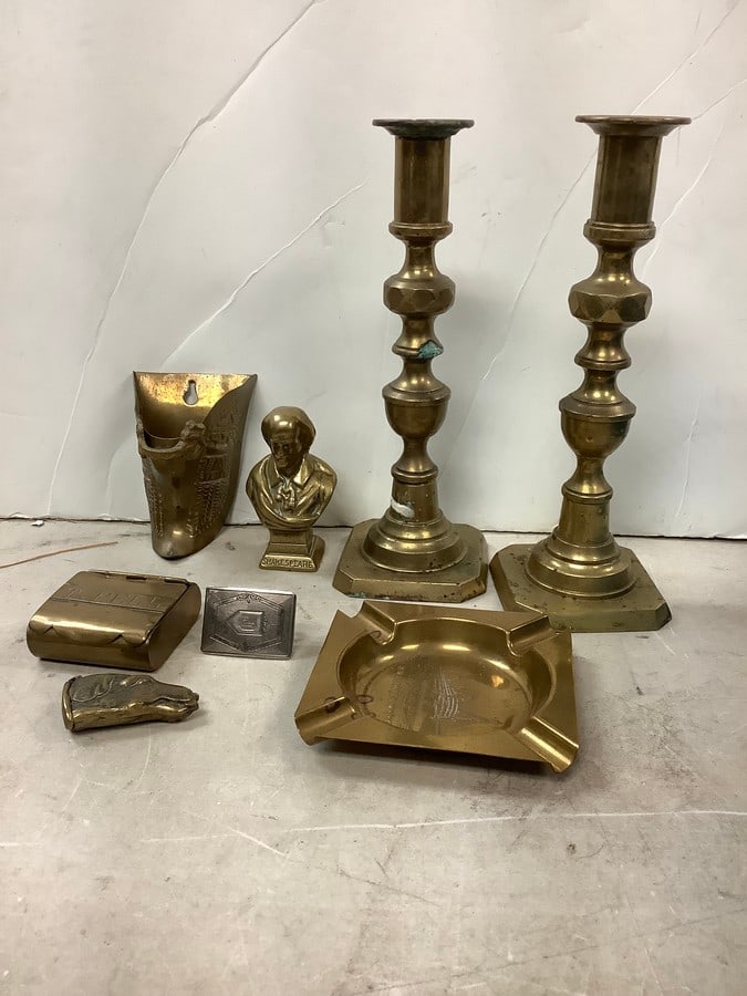 brass candle sticks and more: brass candle sticks and more