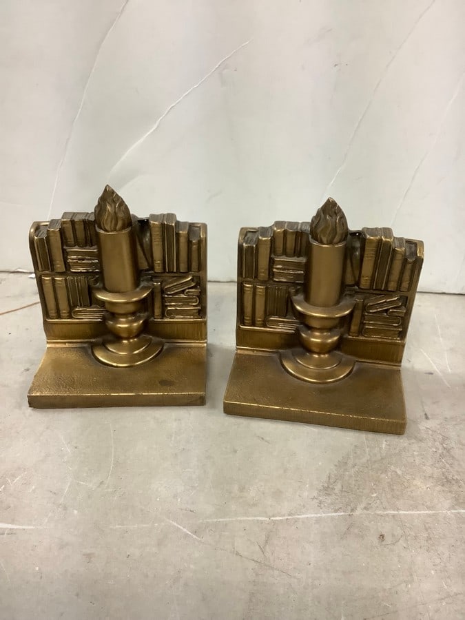 solid brass bookends (1 of 1)