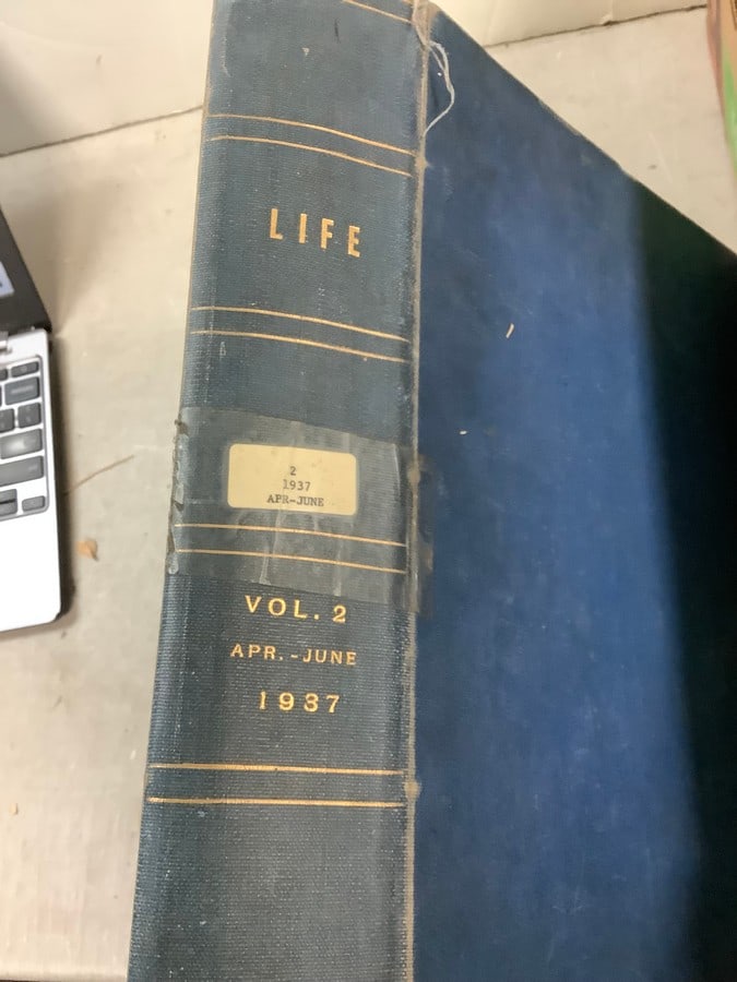 complete 1937 bound life magazines (1 of 1)