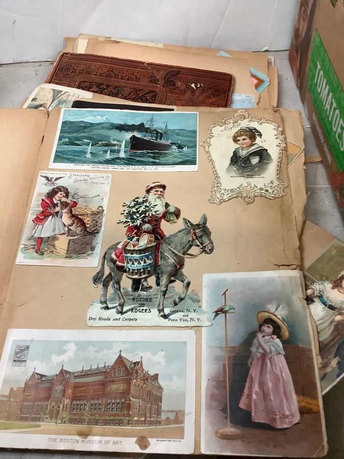 vintage scrap book many pages (1 of 1)