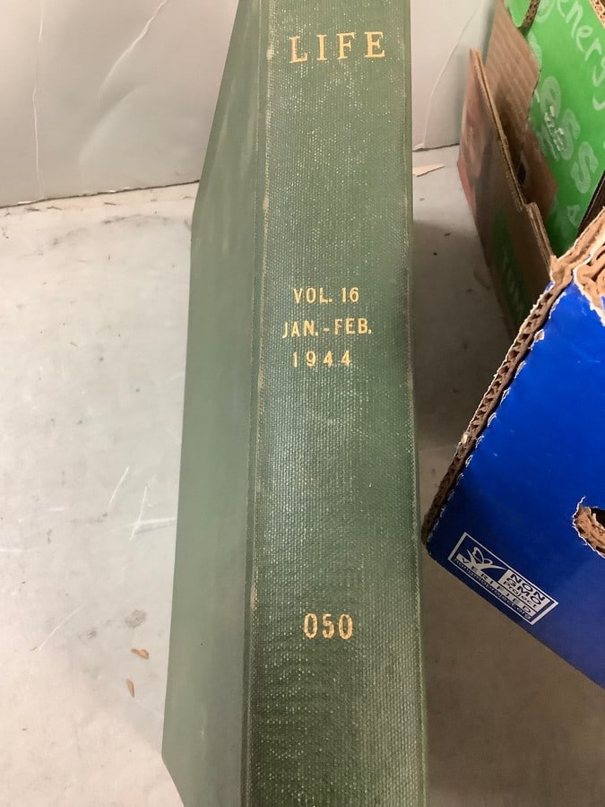 bound 1944 life magazines (1 of 1)