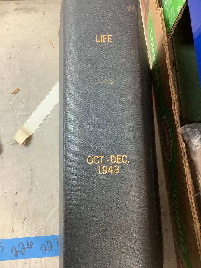 1943 bound life magazines (1 of 1)