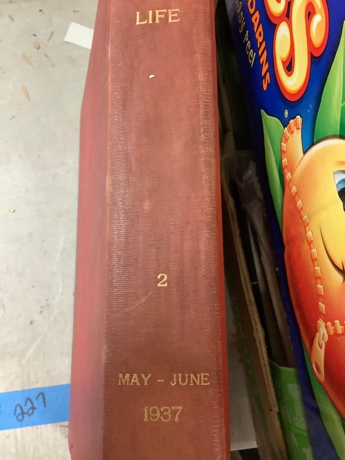 bound life magazines 1937 (1 of 1)