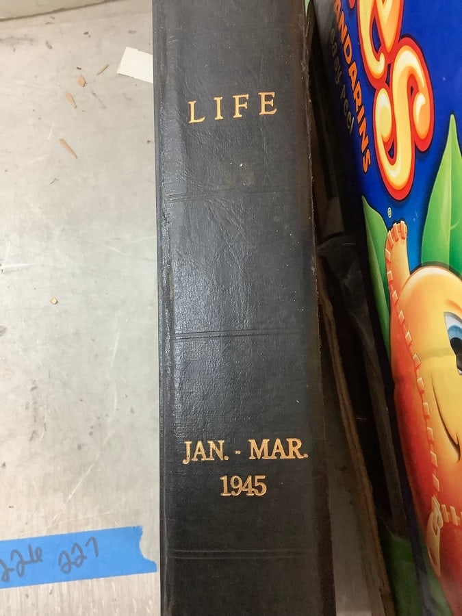 bound life magazines 1945 (1 of 1)