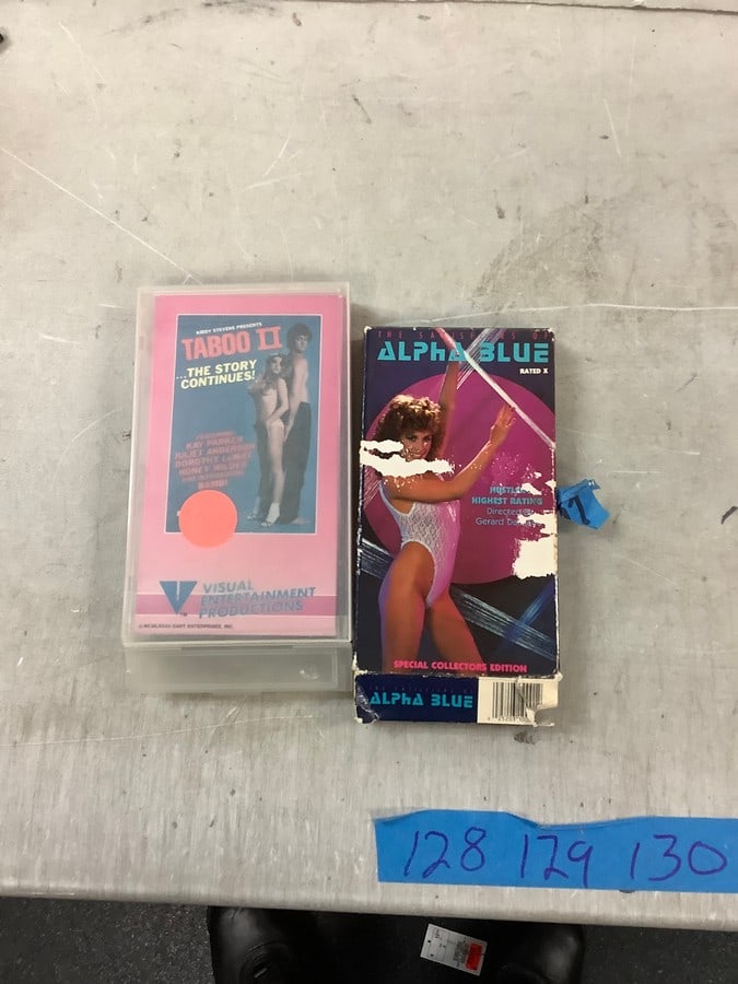 2 Rated X VHS Tapes (1 of 1)