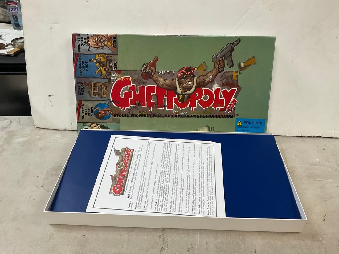 GHETTOPOLY complete set: GHETTOPOLY complete set
