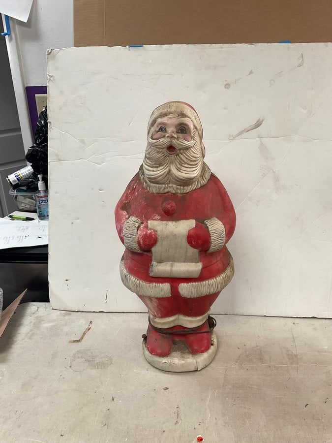 LIGHT UP BLOWMOLD santa 27in tall (1 of 1)