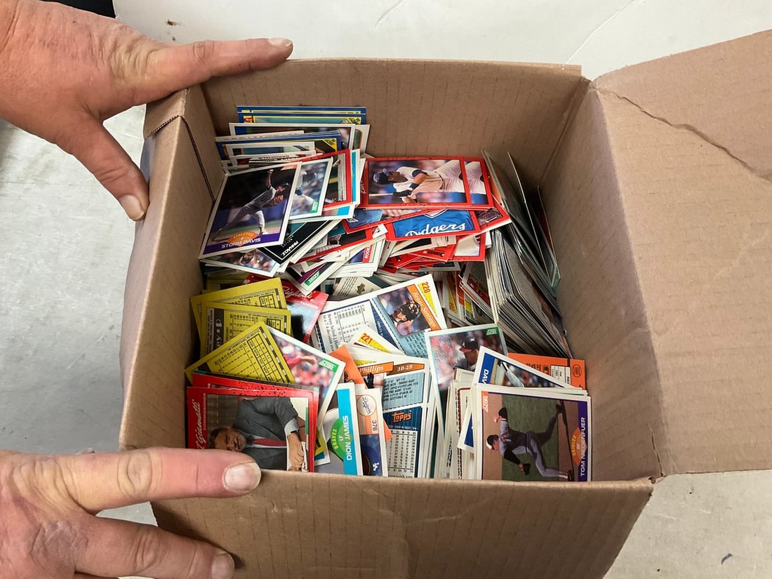 Box full of various baseball cards (1 of 1)