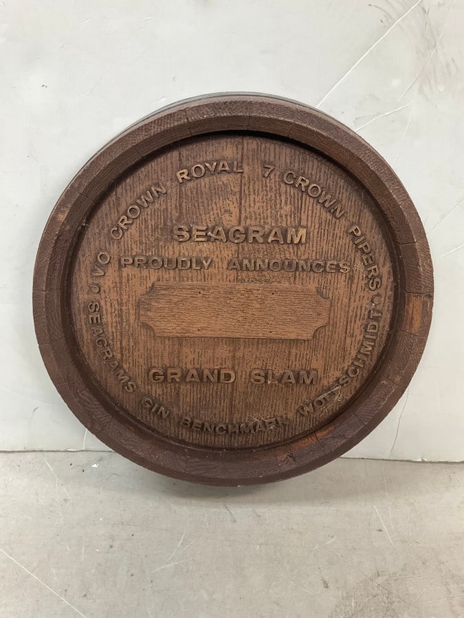 Seagram wooden hanging décor (14 in) (1 of 1)