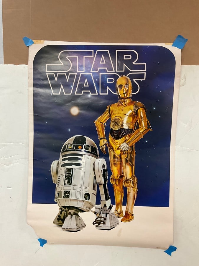 Original Star Wars Poster (has damage) 28x20 (1 of 1)