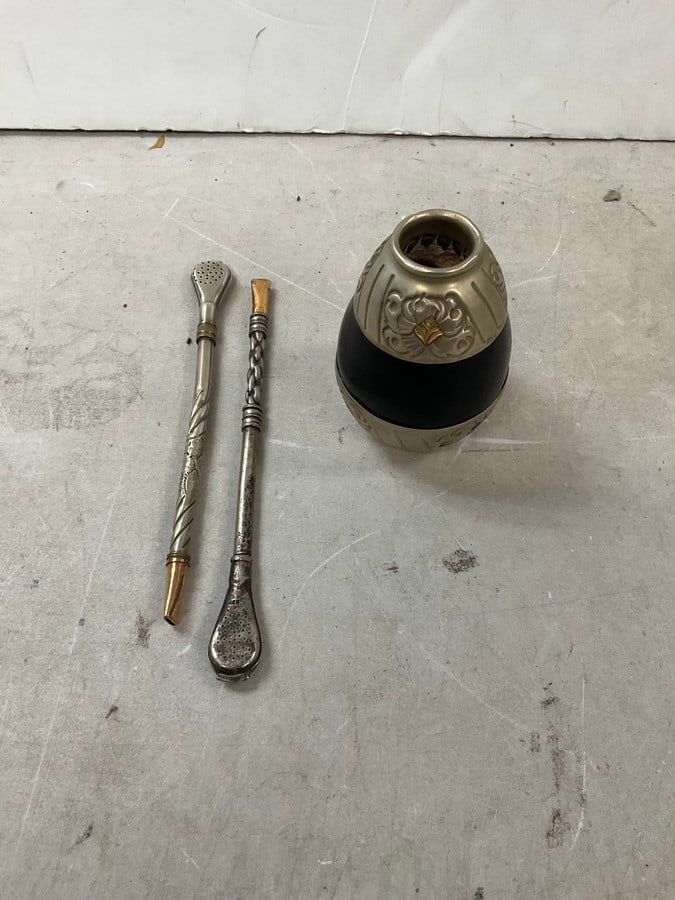 Vintage Smoking Utensils and Holder (1 of 1)