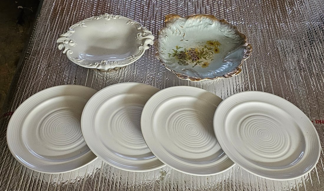 Vintage Ceramic Plates 11" and Servingware (1 of 1)