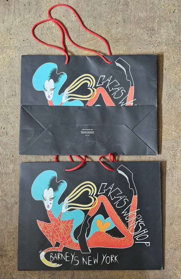 2011 Lady Gaga's Workshop Barneys New York Shopping Bags: 2011 Lady Gaga's Workshop Barneys New York Shopping Bags