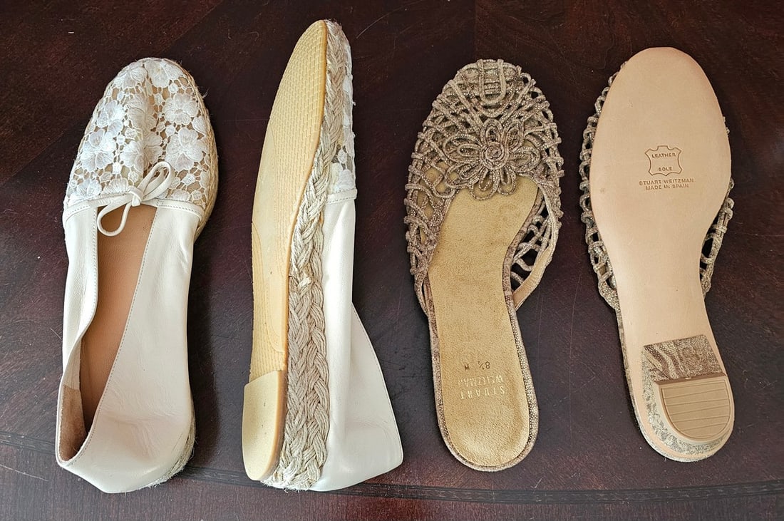 Stuart Weitzman Size 8 and 8.5 espadrilles and flats (1 of 1)