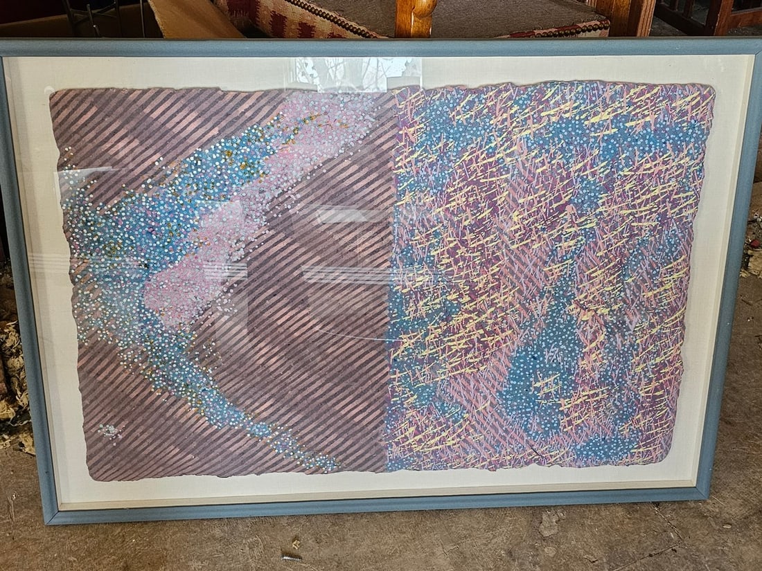 Framed Painted Painted Plaster Art frame; 30.5x41.5" (1 of 1)