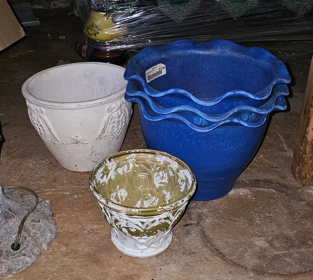 Ceramic and Resin Planters (1 of 1)