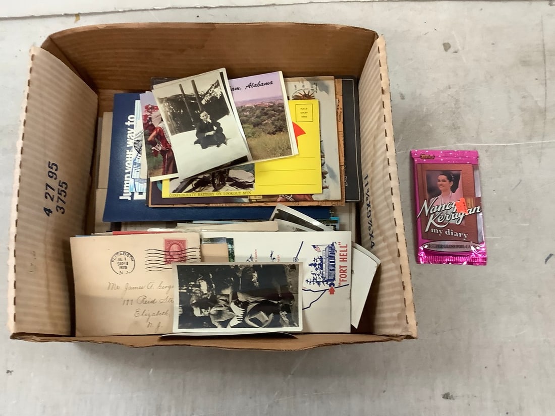 Factory Sealed Tops Nancy Kerrigan Booster Pack, Post Cards, Daguerreotype Photos and more (1 of 1)
